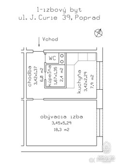 1-izbový byt na prenájom v Poprade - 3