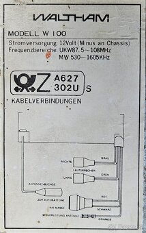 Waltham W100 autoradio - favorit - 3