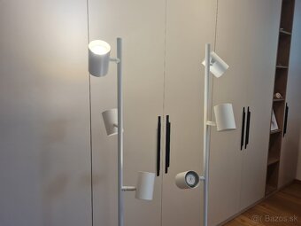 2x IKEA NYMÅNE Stojacia lampa, 3-bodová biela - 3