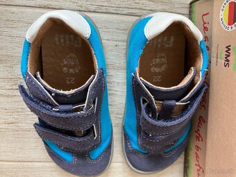 Predam nízke barefoot topánočky Filii leguan velcro velours - 3