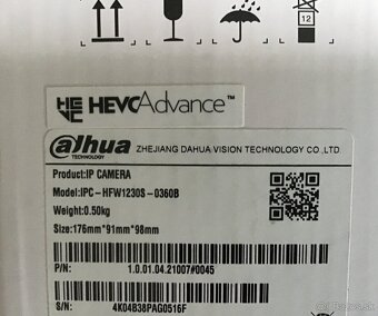 Exteriérová IP Kamera Dahua 3x - TOP STAV - 3