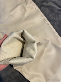 Dámske ZARA kožené nohavice - 3