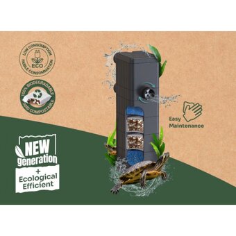 Akvárium pre korytnačky aquatlantis Tortum čierne - 3