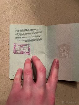 Predám cestovný pas ČSSR - 3