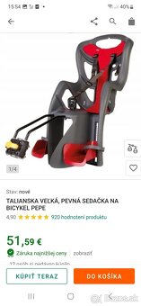 Detská sedačka na bycikel BELLELLI - 3