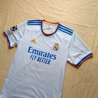 Real Madrid CF 2021-2022 domáci futbalový dres biely L - 3