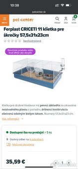 Škrečok sýrsky zlatý + klietka - 3
