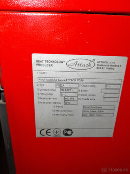 Liatinový kotol, pec na pevné palivo Attack - 3