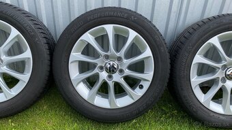 Letná sada kolies VW Golf 7, 5x112 R16 + pneu 205/55 R16 - 3