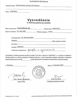 Preklady a korektúry anglický jazyk, aj na faktúru - 3