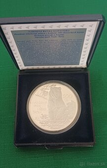 Strieborná pamätná minca 500Sk, 2008, NP Nízke Tatry, poof - 3