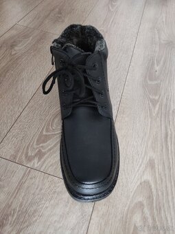 Topanky zateplené kožené - 3