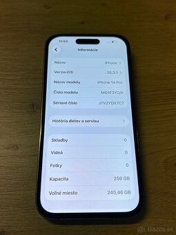 Predám Apple iphone 14 PRO 256GB Deep Parple - 3