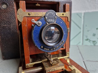 Starožitný měchový fotoaparát Kodak No. 4 Cartridge ca 1898 - 3