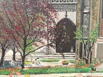 Obraz Helena Bínová, Košice 1985,olej na plátně 85x115 - 3