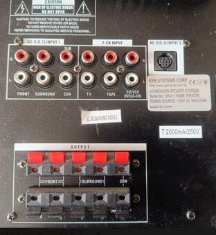 Predám reproduktory Genius SW 5.1 HT - 3