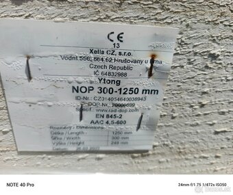 Tvárnice,preklady YTONG na stavbu kompletného rodinného domu - 3