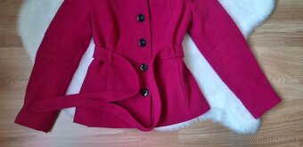 Dámsky ružový kabát F&F 40 - 3