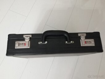 Čierny kožený kufrík - 3