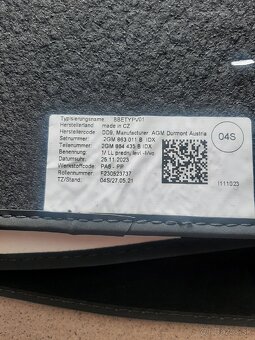 VW T-CROSS Velurové koberce - 3