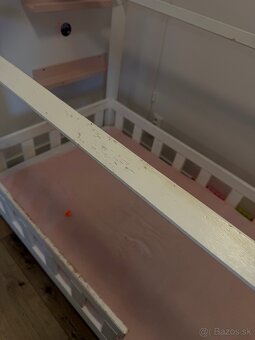 Detská domeková postel masív 160x80 - 3