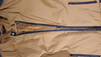 hnedá tenká bunda na zips - 3