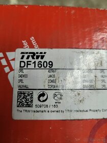 Brzdové kotúče TRW DF1609 Nové zabalené,Tesnenia,platničky - 3