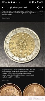 Vzácna 2€ minca - Rarita - 3