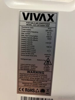 Prenosná klimatizácia Vivax ACP-12PT35AEFs – 3,5 kW - 3
