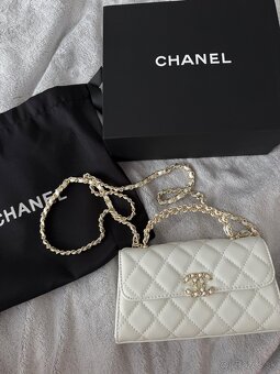 Chanel top handle biela taska kabelka nova - 3