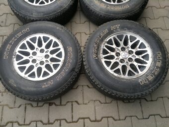 Elektrony Jeep Cherokee XJ, ZJ 5x114,3 r15, letné pneu. 225/ - 3