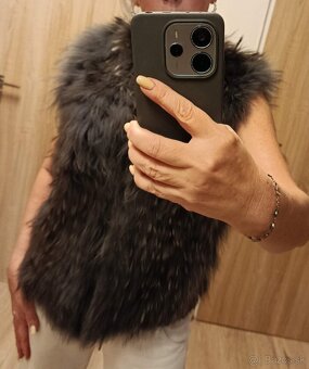 Vesta - pravá  kožušina mýval - 3