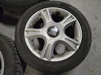 Hliníkové disky 5x100 + letné pneu 185/55r15 - 3