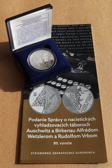 PREDAJ - PROOF strieborné zberateľské euro mince - 3