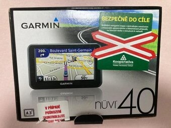 GPS navigácia GARMIN NUVI 40 s mapou pre rok 2025. - 3