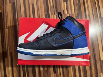 NIKE dunk high SE camo black royal - 3