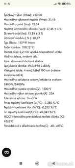 Solárne / Fotovoltaické panely s výkonom 410W AUSTA au410 - 3