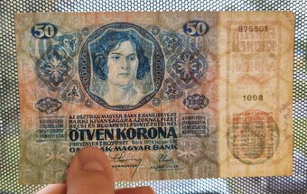50 koruna, 1914, 1042, Rakúsko - Uhorsko - 3