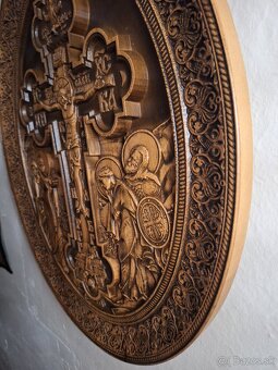 Drevorezba, kríž nástenný - 3