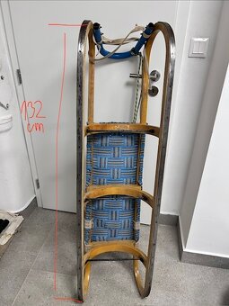 sánky drevene s operadlom - 3