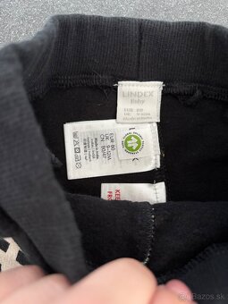 Tepláky Lindex 80 čierne - 3