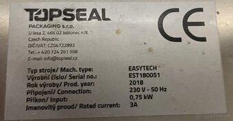 Zatavovačka misiek TOPSEAL EASYTECH – 750 W - 3