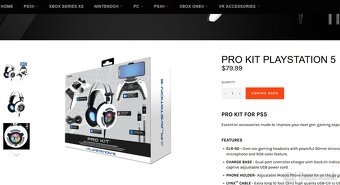Bionik Pro Kit PS5 / Príslušenstvo pre PlayStation 5 - 3