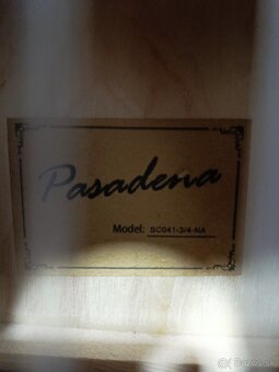 Klasická gitara Pasadena 3/4 + obal na gitaru - 3