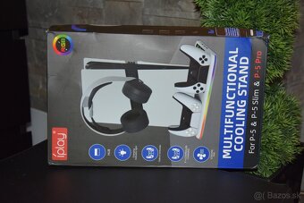 Nabíjací stojan s RGB a chladením pre PlayStation 5 / Slim - 3