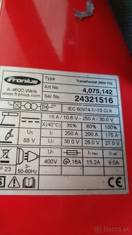 Zváračka Fronius Trans Pocket 2500  elektroda/ MMA + TIG - 3