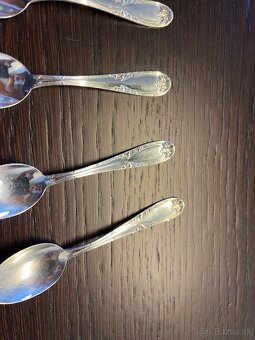 Starožitná strieborná lyžička - 3