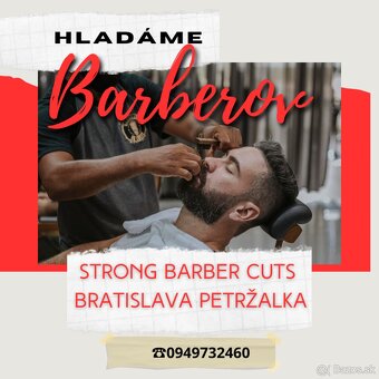 Strong barber cuts hľadá barber barberka - 3