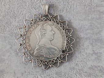 Tolar Marie Terezie(zřejmě novorazba),  PUNC, AG, STRIBRO - 3