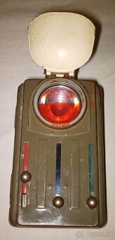 Vojenská baterka 3 farebná ČSLA plechová Army - 3